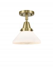 Innovations Lighting 447-1C-AB-G4471 - Caden - 1 Light - 8 inch - Antique Brass - Semi-Flush Mount