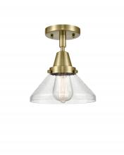 Innovations Lighting 447-1C-AB-G4474 - Caden - 1 Light - 8 inch - Antique Brass - Semi-Flush Mount