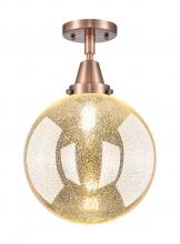 Innovations Lighting 447-1C-AC-G208-10 - Beacon - 1 Light - 10 inch - Antique Copper - Semi-Flush Mount