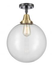 Innovations Lighting 447-1C-BAB-G202-12 - Beacon - 1 Light - 12 inch - Black Antique Brass - Semi-Flush Mount