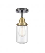 Innovations Lighting 447-1C-BAB-G312 - Dover - 1 Light - 5 inch - Black Antique Brass - Semi-Flush Mount