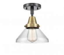 Innovations Lighting 447-1C-BAB-G4472 - Caden - 1 Light - 8 inch - Black Antique Brass - Semi-Flush Mount