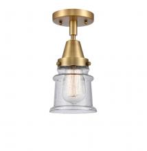Innovations Lighting 447-1C-BB-G184S - Canton - 1 Light - 6 inch - Brushed Brass - Semi-Flush Mount