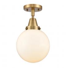 Innovations Lighting 447-1C-BB-G201-8 - Beacon - 1 Light - 8 inch - Brushed Brass - Semi-Flush Mount