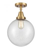 Innovations Lighting 447-1C-BB-G204-10 - Beacon - 1 Light - 10 inch - Brushed Brass - Semi-Flush Mount