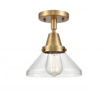 Innovations Lighting 447-1C-BB-G4474 - Caden - 1 Light - 8 inch - Brushed Brass - Semi-Flush Mount