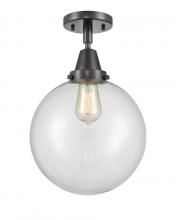 Innovations Lighting 447-1C-BK-G202-10 - Beacon - 1 Light - 10 inch - Matte Black - Semi-Flush Mount