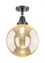 Innovations Lighting 447-1C-BK-G208-10 - Beacon - 1 Light - 10 inch - Matte Black - Semi-Flush Mount