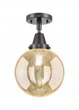 Innovations Lighting 447-1C-BK-G208-8 - Beacon - 1 Light - 8 inch - Matte Black - Semi-Flush Mount