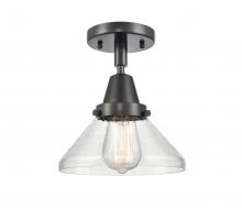 Innovations Lighting 447-1C-BK-G4474 - Caden - 1 Light - 8 inch - Matte Black - Semi-Flush Mount