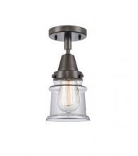 Innovations Lighting 447-1C-OB-G182S - Canton - 1 Light - 6 inch - Oil Rubbed Bronze - Semi-Flush Mount
