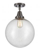 Innovations Lighting 447-1C-OB-G204-12 - Beacon - 1 Light - 12 inch - Oil Rubbed Bronze - Semi-Flush Mount