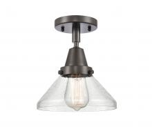 Innovations Lighting 447-1C-OB-G4474 - Caden - 1 Light - 8 inch - Oil Rubbed Bronze - Semi-Flush Mount
