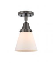 Innovations Lighting 447-1C-OB-G61 - Cone - 1 Light - 6 inch - Oil Rubbed Bronze - Semi-Flush Mount