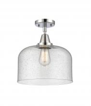 Innovations Lighting 447-1C-PC-G74-L-LED - Bell - 1 Light - 12 inch - Polished Chrome - Semi-Flush Mount