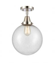 Innovations Lighting 447-1C-PN-G204-10 - Beacon - 1 Light - 10 inch - Polished Nickel - Semi-Flush Mount