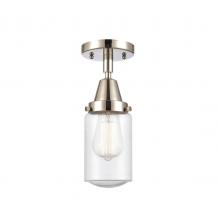 Innovations Lighting 447-1C-PN-G314 - Dover - 1 Light - 5 inch - Polished Nickel - Semi-Flush Mount