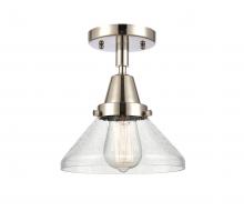 Innovations Lighting 447-1C-PN-G4474 - Caden - 1 Light - 8 inch - Polished Nickel - Semi-Flush Mount