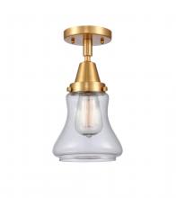 Innovations Lighting 447-1C-SG-G192 - Bellmont - 1 Light - 6 inch - Satin Gold - Semi-Flush Mount