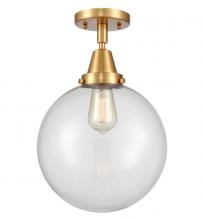 Innovations Lighting 447-1C-SG-G202-10 - Beacon - 1 Light - 10 inch - Satin Gold - Semi-Flush Mount