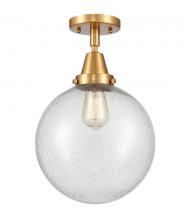 Innovations Lighting 447-1C-SG-G204-10 - Beacon - 1 Light - 10 inch - Satin Gold - Semi-Flush Mount