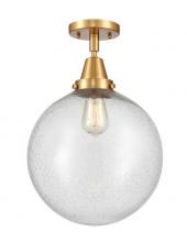 Innovations Lighting 447-1C-SG-G204-12 - Beacon - 1 Light - 12 inch - Satin Gold - Semi-Flush Mount
