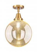 Innovations Lighting 447-1C-SG-G208-10 - Beacon - 1 Light - 10 inch - Satin Gold - Semi-Flush Mount