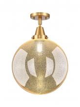 Innovations Lighting 447-1C-SG-G208-12 - Beacon - 1 Light - 12 inch - Satin Gold - Semi-Flush Mount