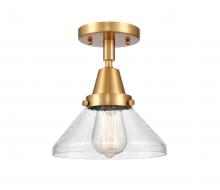Innovations Lighting 447-1C-SG-G4474 - Caden - 1 Light - 8 inch - Satin Gold - Semi-Flush Mount
