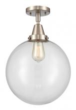 Innovations Lighting 447-1C-SN-G202-12 - Beacon - 1 Light - 12 inch - Brushed Satin Nickel - Semi-Flush Mount