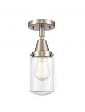 Innovations Lighting 447-1C-SN-G312 - Dover - 1 Light - 5 inch - Brushed Satin Nickel - Semi-Flush Mount