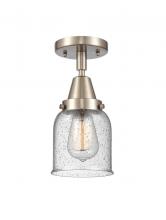 Innovations Lighting 447-1C-SN-G54 - Bell - 1 Light - 5 inch - Brushed Satin Nickel - Semi-Flush Mount