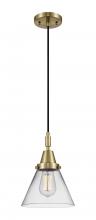 Innovations Lighting 447-1P-AB-G42 - Cone - 1 Light - 8 inch - Antique Brass - Mini Pendant