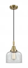 Innovations Lighting 447-1P-AB-G72 - Bell - 1 Light - 8 inch - Antique Brass - Mini Pendant