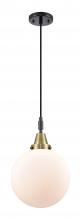Innovations Lighting 447-1P-BAB-G201-10 - Beacon - 1 Light - 10 inch - Black Antique Brass - Mini Pendant