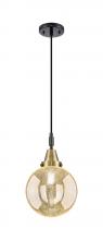 Innovations Lighting 447-1P-BAB-G208-8 - Beacon - 1 Light - 8 inch - Black Antique Brass - Mini Pendant