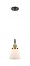 Innovations Lighting 447-1P-BAB-G61 - Cone - 1 Light - 6 inch - Black Antique Brass - Mini Pendant