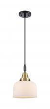 Innovations Lighting 447-1P-BAB-G71 - Bell - 1 Light - 8 inch - Black Antique Brass - Mini Pendant