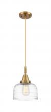 Innovations Lighting 447-1P-BB-G713 - Bell - 1 Light - 8 inch - Brushed Brass - Mini Pendant
