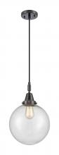 Innovations Lighting 447-1P-BK-G204-10 - Beacon - 1 Light - 10 inch - Matte Black - Mini Pendant