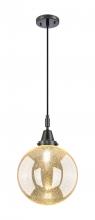 Innovations Lighting 447-1P-BK-G208-10 - Beacon - 1 Light - 10 inch - Matte Black - Mini Pendant