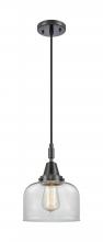 Innovations Lighting 447-1P-BK-G72 - Bell - 1 Light - 8 inch - Matte Black - Mini Pendant