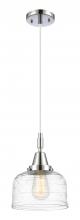 Innovations Lighting 447-1P-PC-G713 - Bell - 1 Light - 8 inch - Polished Chrome - Mini Pendant