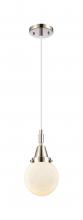 Innovations Lighting 447-1P-PN-G201-6 - Beacon - 1 Light - 6 inch - Polished Nickel - Mini Pendant