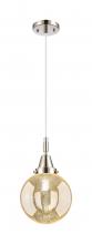 Innovations Lighting 447-1P-PN-G208-8 - Beacon - 1 Light - 8 inch - Polished Nickel - Mini Pendant
