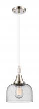 Innovations Lighting 447-1P-PN-G74 - Bell - 1 Light - 8 inch - Polished Nickel - Mini Pendant