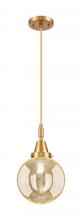 Innovations Lighting 447-1P-SG-G208-8 - Beacon - 1 Light - 8 inch - Satin Gold - Mini Pendant