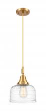 Innovations Lighting 447-1P-SG-G713 - Bell - 1 Light - 8 inch - Satin Gold - Mini Pendant