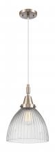 Innovations Lighting 447-1P-SN-G222 - Seneca Falls - 1 Light - 10 inch - Brushed Satin Nickel - Mini Pendant