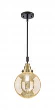 Innovations Lighting 447-1S-BAB-G208-8 - Beacon - 1 Light - 8 inch - Black Antique Brass - Mini Pendant